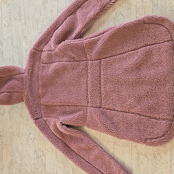 NWT L.L. Bean Sherpa Mountain Pile Fleece Coat Jacket Size Small Petite SP - Picture 6 of 12